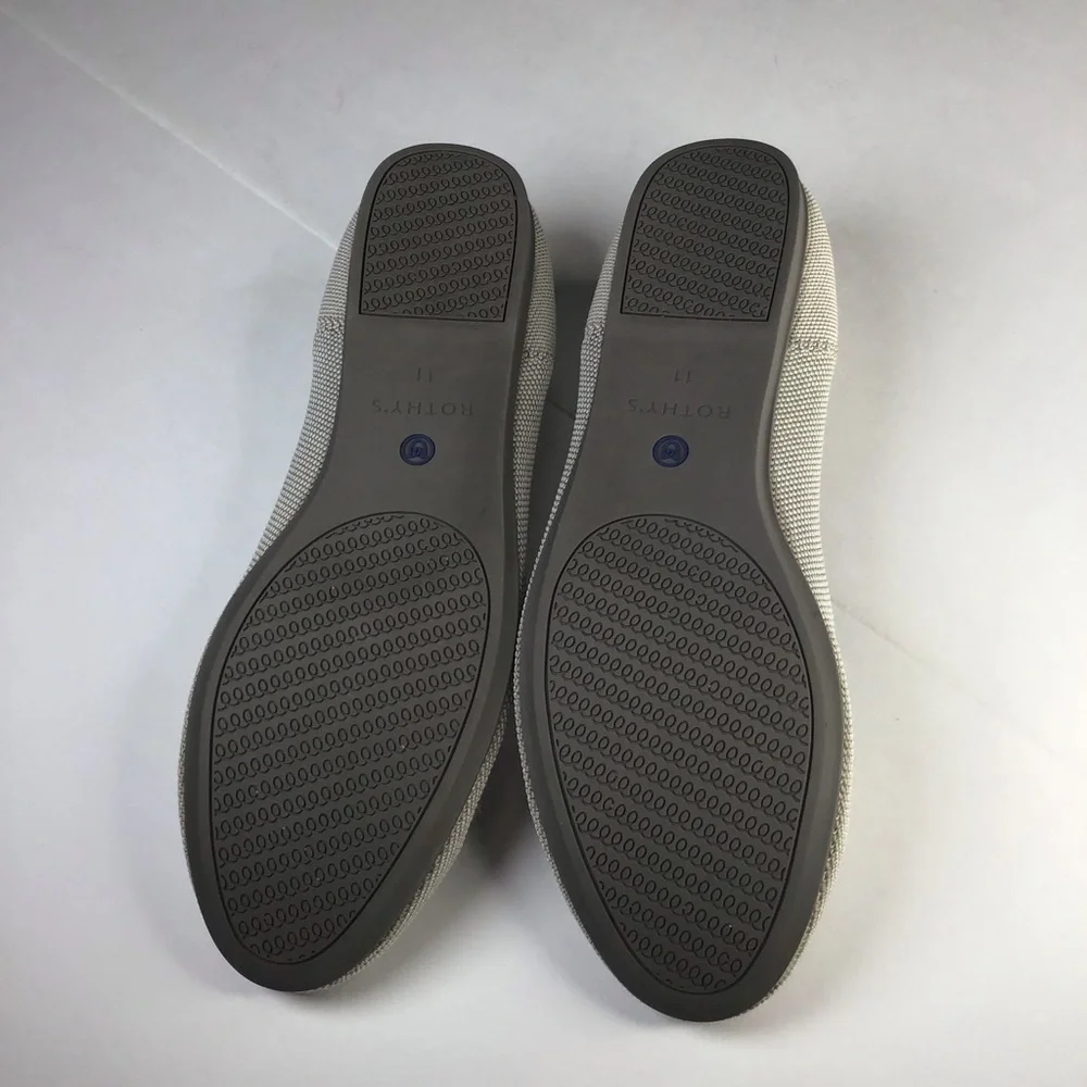 Rothy’s The Flats in Flax Birdseye Size 11. - Picture 7 of 8